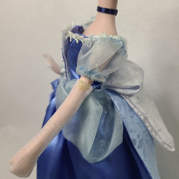 Disney Princess Cinderella Crystal Dream Porcelain Doll Collection Keepsake-RARE - Picture 5 of 12